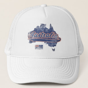 Australië-kaart Trucker Pet