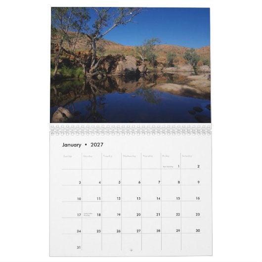 Australië kalender 2012 (Jan 2027)