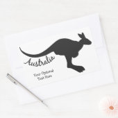Australie Kangaroo autocollants personnalisés (Enveloppe)