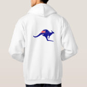 Australië Kangaroo & Flag Hoodie (Achterkant)