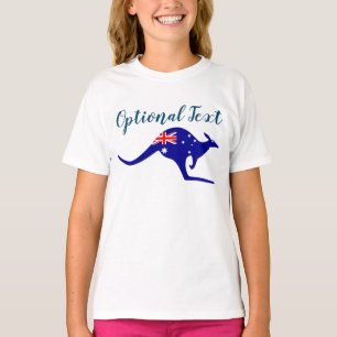 Australië Kangaroo & Flag T-shirt