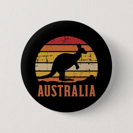 Australië kangaroo ronde button 5,7 cm (Voorkant)
