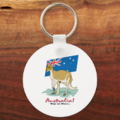 Australië Kangaroo Sleutelhanger (Voorkant)