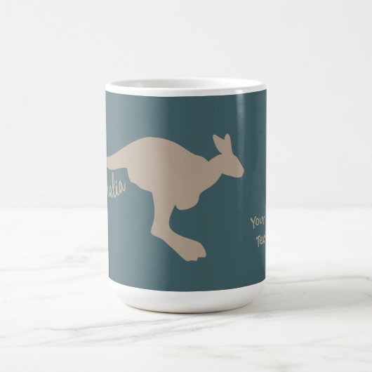 Australie Kangaroo tasses personnalisées (Centre)