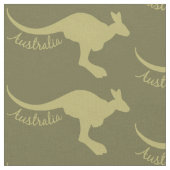 Australie Kangaroo tissu de couleur personnalisé (Fermer)