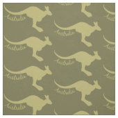 Australie Kangaroo tissu de couleur personnalisé (Échantillon)