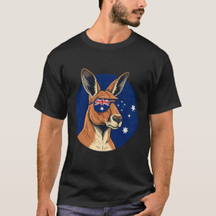 Australië Kangoeroe Australische Vlag 1 T-shirt