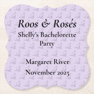 Australië Kangoeroe Jubileumfeest Ontwerp Kartonnen Onderzetters