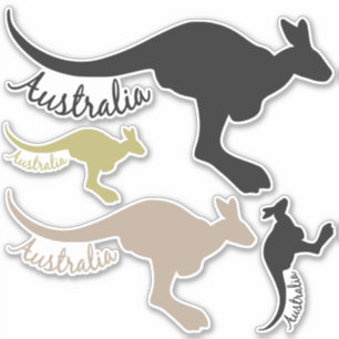 Australië Kangoeroes stickers
