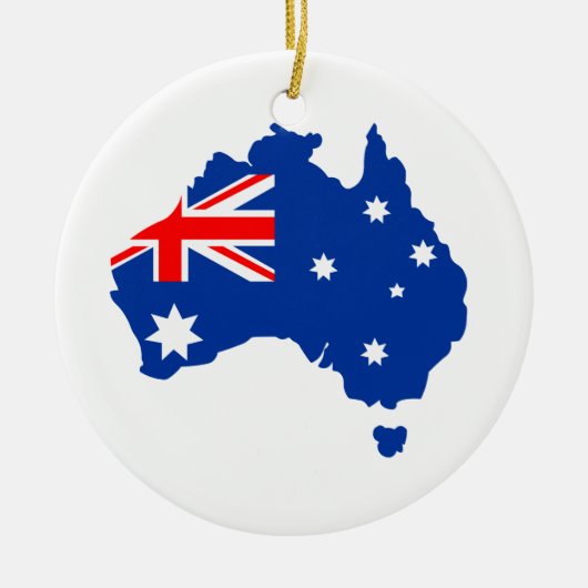 Australië Keramisch Ornament (Voorkant)
