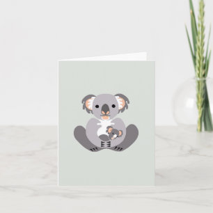 Australië- Knuffelkoala - Wildlife - Natuur Green Kaart