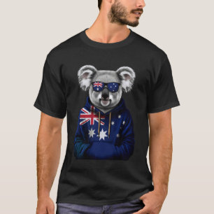Australië Koala Beer Australische Vlag 1 T-shirt