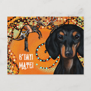 AUSTRALIË KUNST BRIEFKAART
