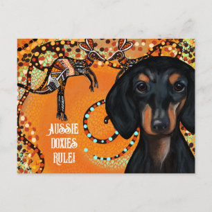 AUSTRALIË KUNST BRIEFKAART