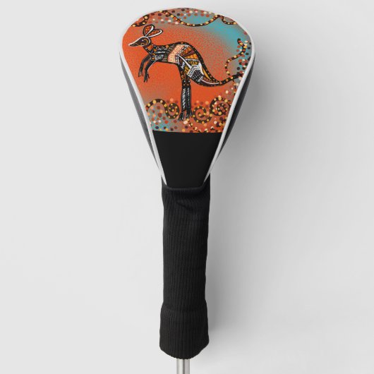 AUSTRALIË KUNST GOLFHEADCOVER (Voorkant)