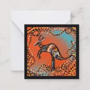 AUSTRALIË KUNST NOTITIEKAARTJE