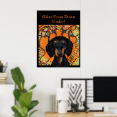 AUSTRALIË KUNST POSTER (Thuiskantoor)