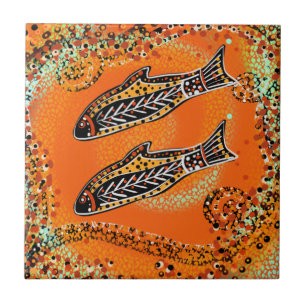 AUSTRALIË KUNST TEGELTJE