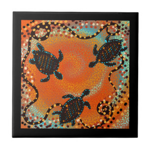 AUSTRALIË KUNST TEGELTJE