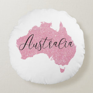 Australië Land Schitterende Kleur Rond Kussen