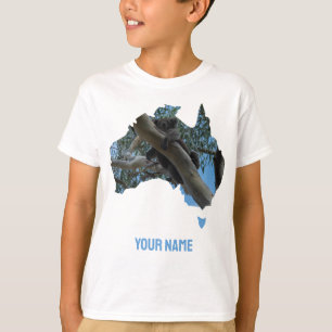 Australië Landelijke Vorm Schattige Koala in een B T-shirt