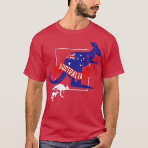 Australië Liefhebber Gift Dier Kangoeroe T-shirt
