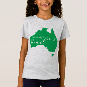 Australië ligt in mijn hart t-shirt
