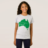 Australië ligt in mijn hart t-shirt (Voorkant volledig)