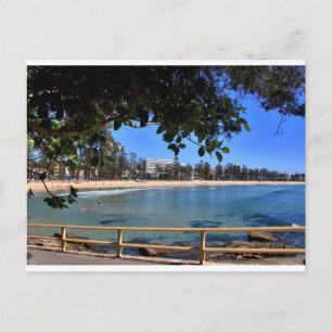 australië manly strand sun surf zomer water blauw briefkaart