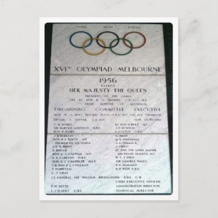 Australië - Melbourne,1956 XVI Olympiad - Briefkaart