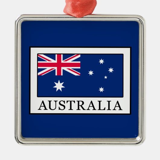 Australië Metalen Ornament (Voorkant)