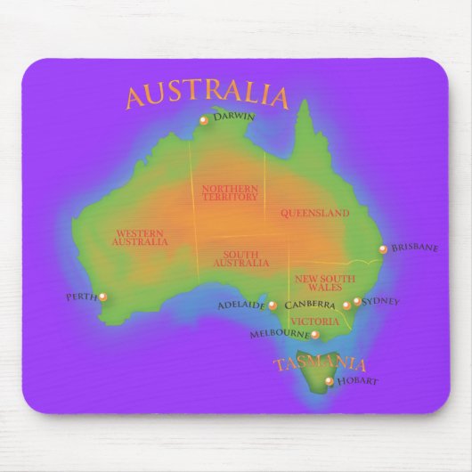 Australië Muismat (Voorkant)