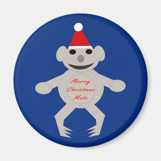 Australie Noël Koala Bear Magnet (Devant)