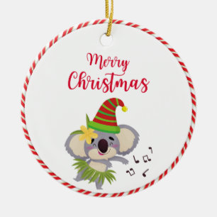 Australie Noël mignon Danser Ornement Koala