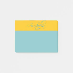 Australie : Notes de voyage post-it