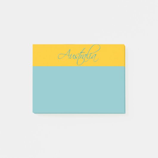 Australie : Notes de voyage post-it (Devant)