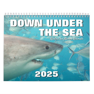 Australië onder het Zee 2025 Kalender