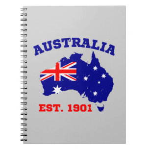 Australië opgericht in 1901 notitieboek