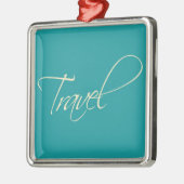 Australie : Ornement en métal de voyage (Gauche)