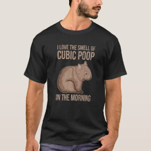 Australië Outback Wombat Citaat voor een Wombat De T-shirt