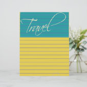 Australie : Papeterie de voyage (Debout devant)