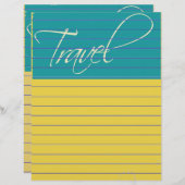 Australie : Papeterie de voyage (Devant / Derrière)