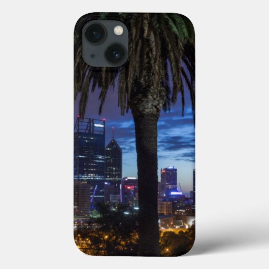 Australië, Perth, stadssilhouet vanuit Kings Park Case-Mate iPhone Case (Achterkant)