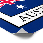 Australië Poster (Hoek)