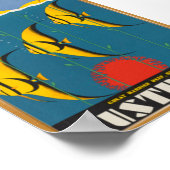 Australie Poster vintage de voyage (Coin)