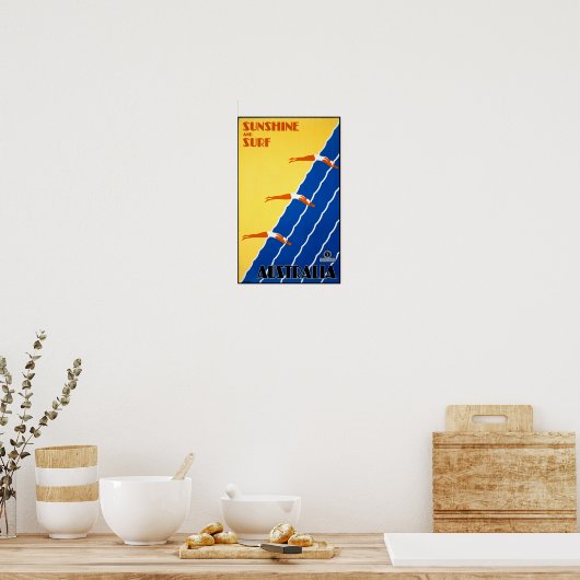 Australie Poster vintage restauré (Cuisine)