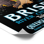 Australie Poster Vintage voyage restauré (Coin)