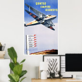 Australie Poster Vintage voyage restauré (Bureau à domicile)