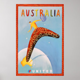 Australië Print Reisposter Australische Kunst