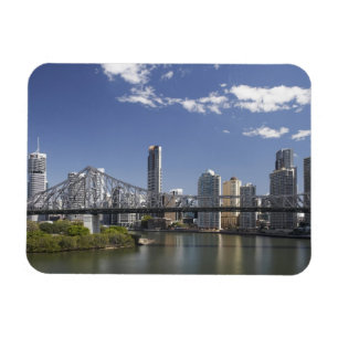 Australië, Queensland, Brisbane, Story Bridge, Magneet